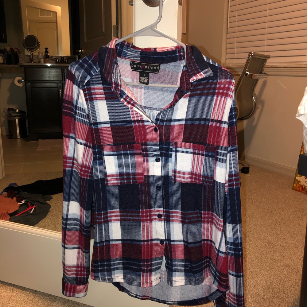 Red/white/blue flannel